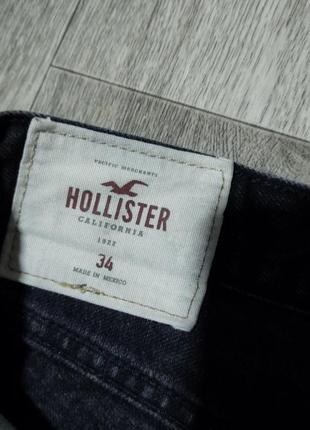 Мужские джинсовые шорты / hollister / чёрные серые шорты / бриджи / мужская одежда / чоловічий одяг /2 фото