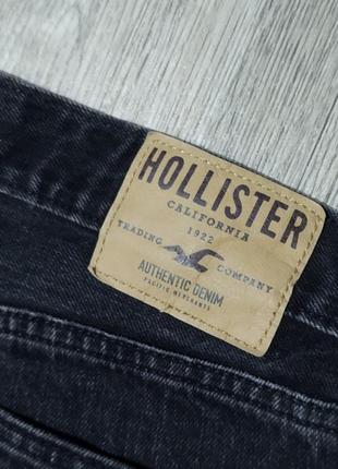 Мужские джинсовые шорты / hollister / чёрные серые шорты / бриджи / мужская одежда / чоловічий одяг /6 фото
