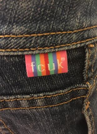 Fcuk jeans xs-s юбка джинсовая4 фото