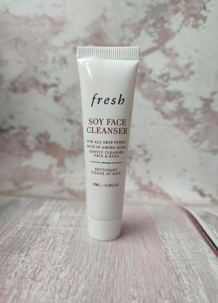 Гель для вмивання обличчя fresh soy face cleanser1 фото
