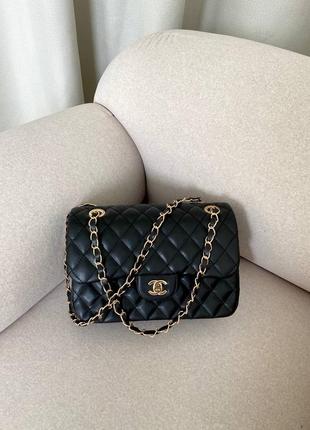 Женская сумка chanel black 259 фото