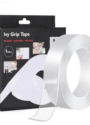 Багаторазова надсильна клейка стрічка для кріплення 5 м ivy grip tape