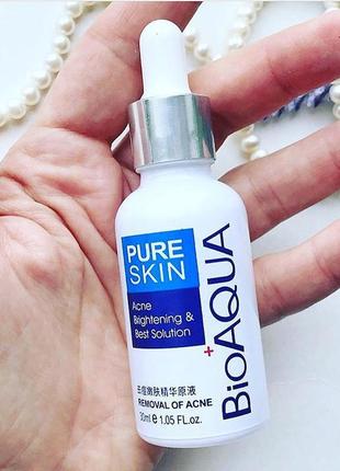 Сыворотка от акне и высыпаний bioaqua pureskin acne rejuvenation essence