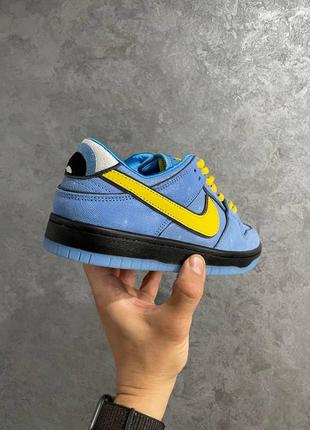 Мужские кроссовки найк nike x the powerpuff girls sb dunk low prox qs 'bubbles'6 фото