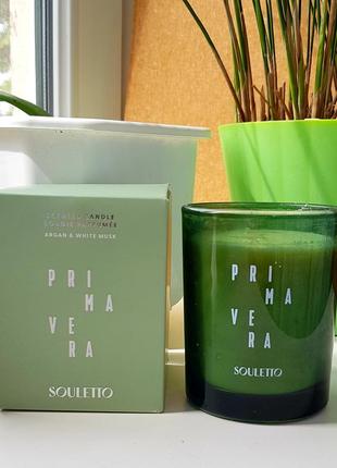 Souletto
primera scented candle
aроматична свічка. 200g