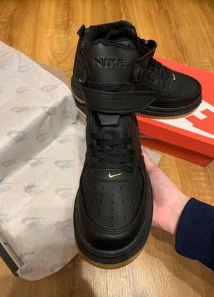 Мужские зимние деми кроссовки nike air force 1 hight gore-tex4 фото