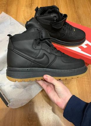 Мужские зимние деми кроссовки nike air force 1 hight gore-tex5 фото