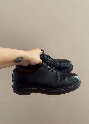 Dr. martens оригинал черные туфли, ботинки, ботинки, мартинсы6 фото