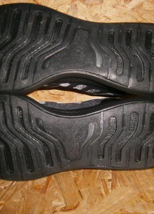 Кросівки чорні чоловічі текстильні сітка повітропроникні  restime5 фото