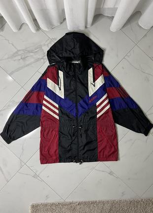 Vintage adidas windbreaker nylon jacket track 90s bag parka multicolor men’s