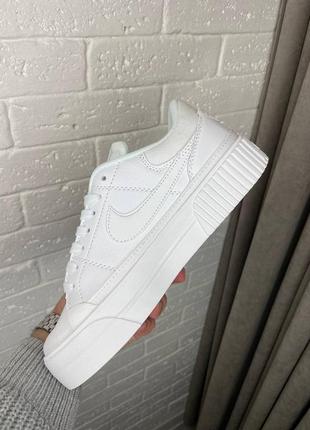 Кроссовки nike court legacy lift white4 фото