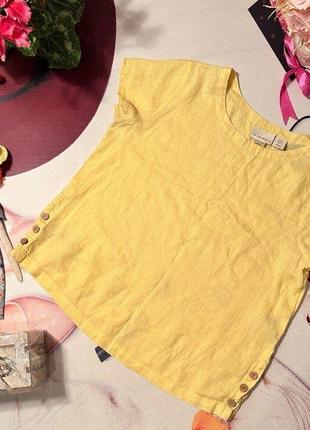 Лляна блуза cynthia rowley, 100% льон, розмір 10/38 або m