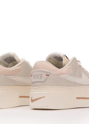 Кросівки nike court legacy lift beige9 фото