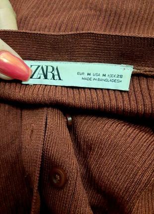 Zara кардиган в рубчик10 фото