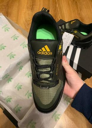 Мужские кроссовки adidas terrex gore-tex  green black3 фото