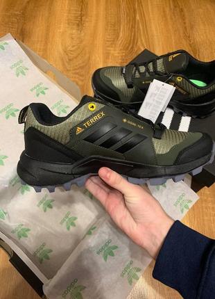 Мужские кроссовки adidas terrex gore-tex&nbsp; green black7 фото