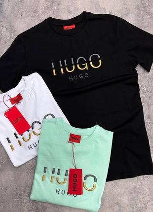 New!!!человечья футболка hugo boss