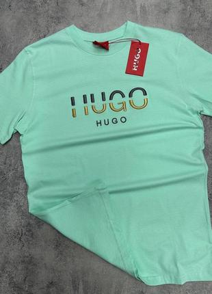 New!!!человечья футболка hugo boss3 фото