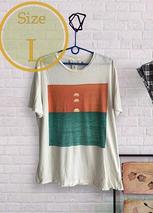 Мужская футболка h&m, (р. l)