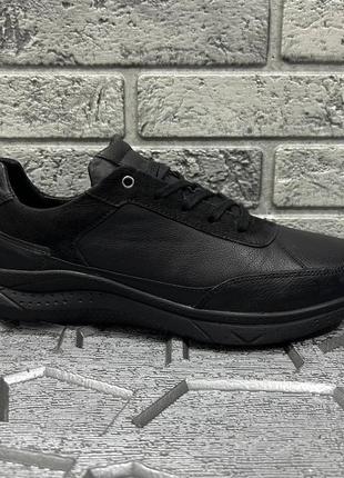 Кожаные мужские туфли спортивного стиля от бренда detta2 фото