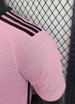 Футболка inter miami adidas футбольная форма интер маями адидас messi Месси млс mls pink mbappe4 фото