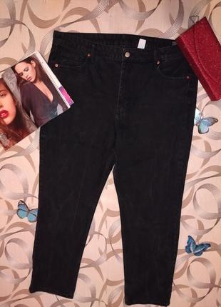 Модні джинси з поясом батального розміру від бренда vintage straight