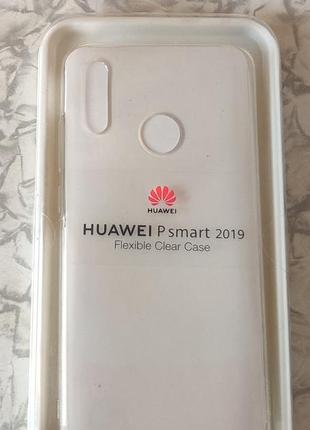 Чохол huawei p smart 2019 flevible clear case