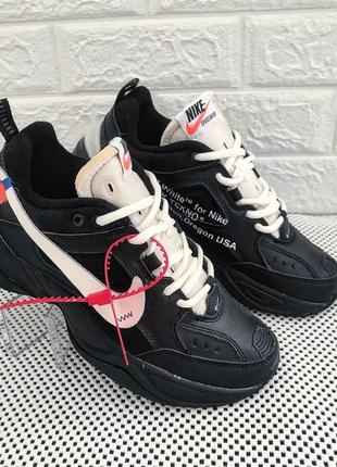 Кроссовки nike кожаные черные 40р