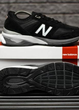 Мужские трендовые спортивные кроссовки в черно-белом цвете 9905 фото