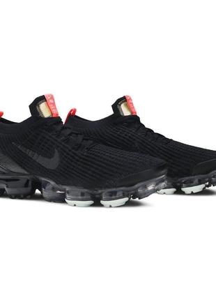 Nike air vapormax flyknit 3 black snakeskin2 фото