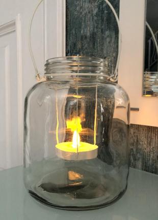 Стеклянный подсвечник «солнечное варенье»