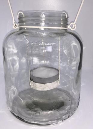 Стеклянный подсвечник «солнечное варенье»