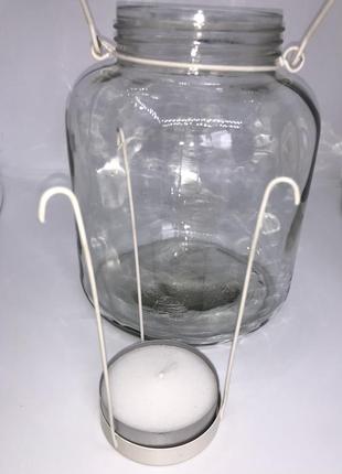 Стеклянный подсвечник «солнечное варенье»