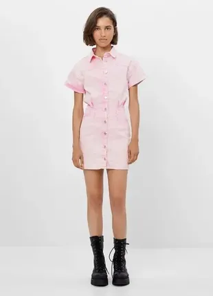 Стильне джинсове мініплаття