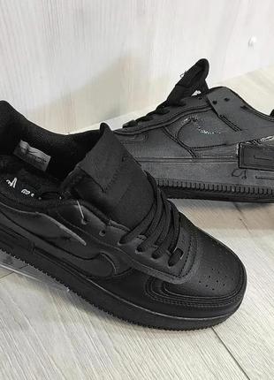 Кроссовки nike air force черные р.37-40