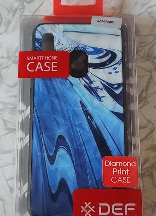 Чохол def samsung galaxy a30 diamont print water