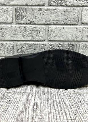 Классические мужские кожаные черные туфли от производителя wot's7 фото