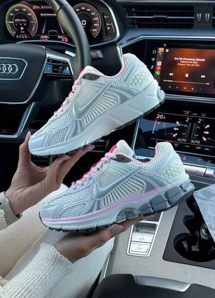 Женские кроссовки найк вомеро 5 белые с розовым / nike vomero 5 wmns white pink10 фото