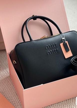 Портфель сумка в стиле miu miu кожа