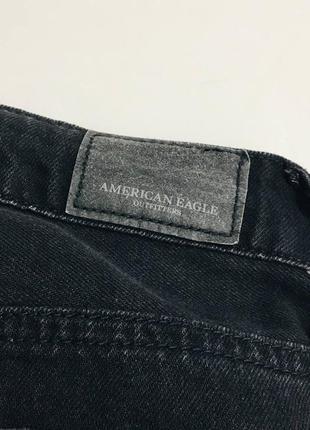 Чорна джинсова мініспідниця american eagle outfitters4 фото