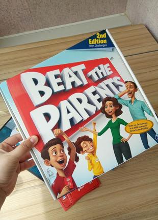 Сімейна настільна гра beat the parents, kids vs. parents із божевільними викликами spin master6 фото
