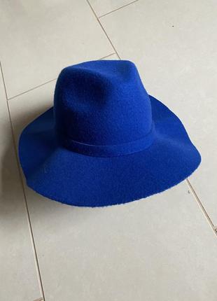 Шляпа федора яркая сочная шерсть monki размер s