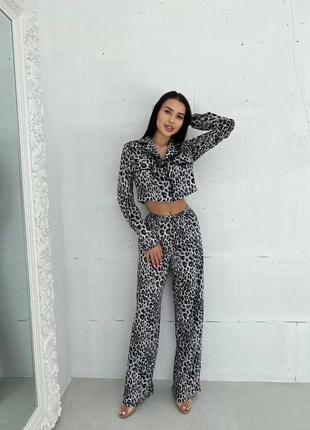 Леопардовый костюм 🐆7 фото