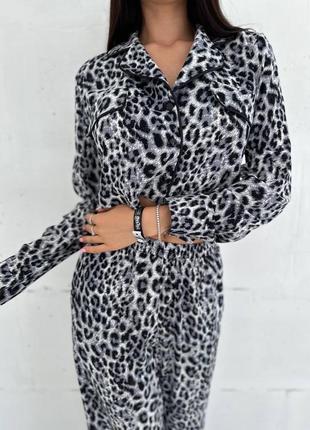 Леопардовый костюм 🐆4 фото