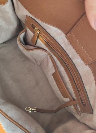 Сумка michael kors hamilton leather tote8 фото