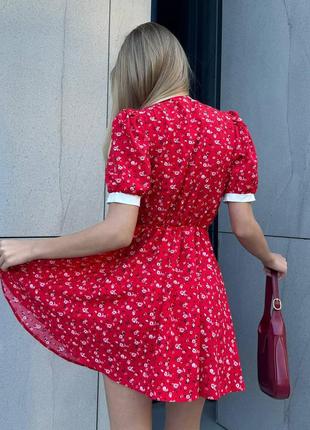 Жіноча сукня із коміром кольори3 фото