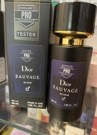 Dior sauvage elixir -саваж эликсир тестер мужской 58 мл1 фото