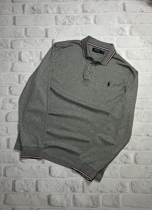 Поло с длинным рукавом polo ralph lauren регбойка l кофта лонгслив футболка лакшери оригинал люкс1 фото