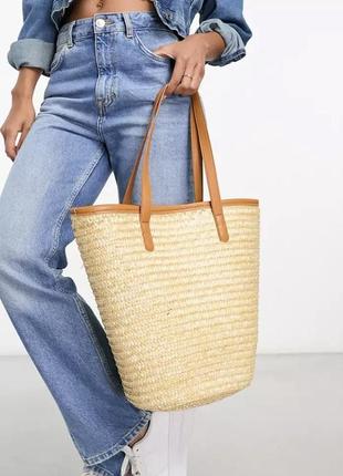 Svnx соломенная летняя пляжная сумка1 фото