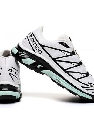 Salomon xt-6 adv white black blue2 фото